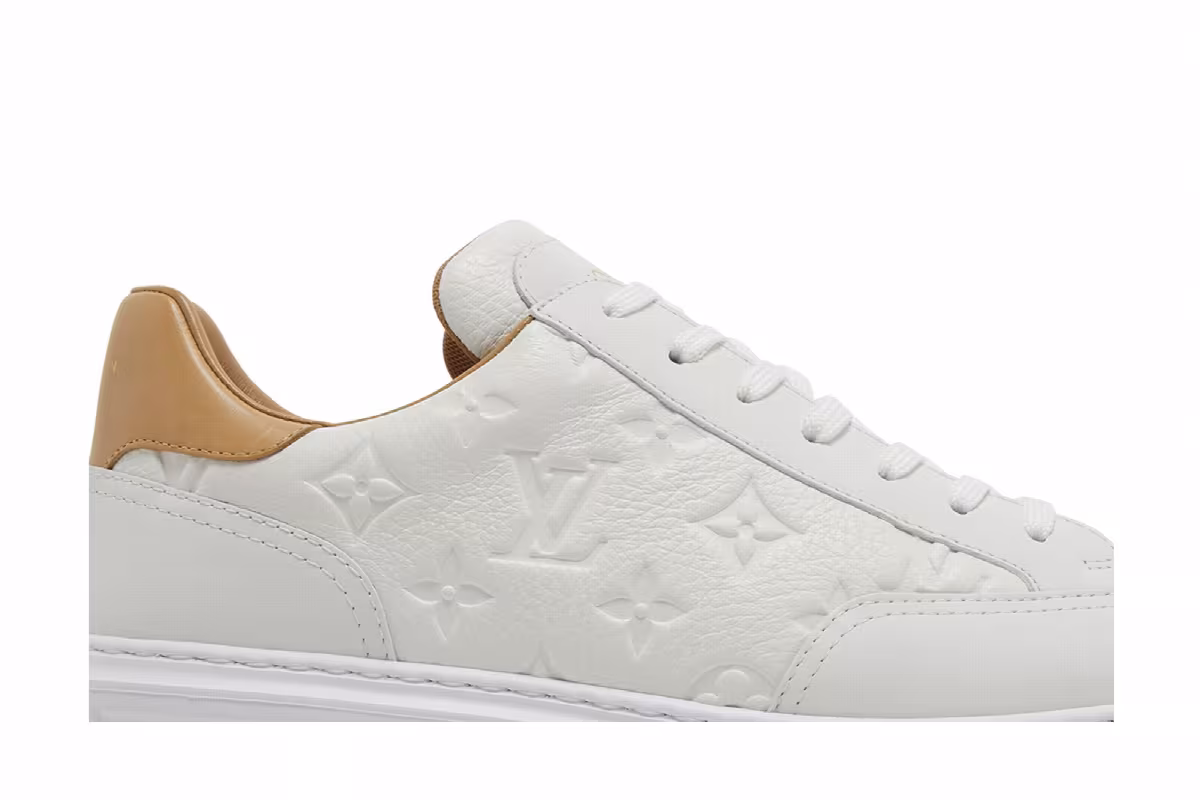 Louis Vuitton Beverly Hills White Brown Monogram Embossed, view 3
