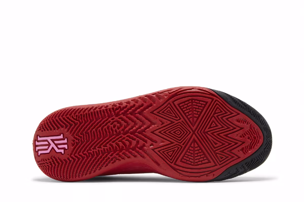 Nike Kyrie Flytrap 6 GS University Red, view 5