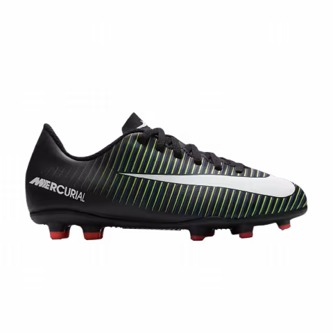 Nike Mercurial Vortex 3 FG GS 'Black Electric Green'