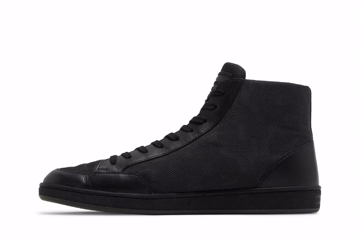 Louis Vuitton Offshore Sneaker Boot Black, view 4