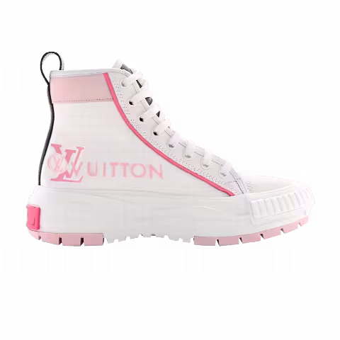 Louis Vuitton Squad Sneaker Boot 'White Pink'