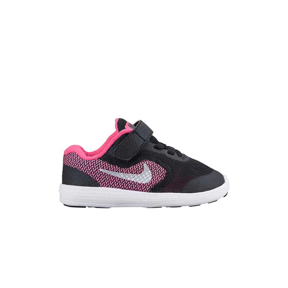 Nike Revolution 3 TD Black Metallic Silver