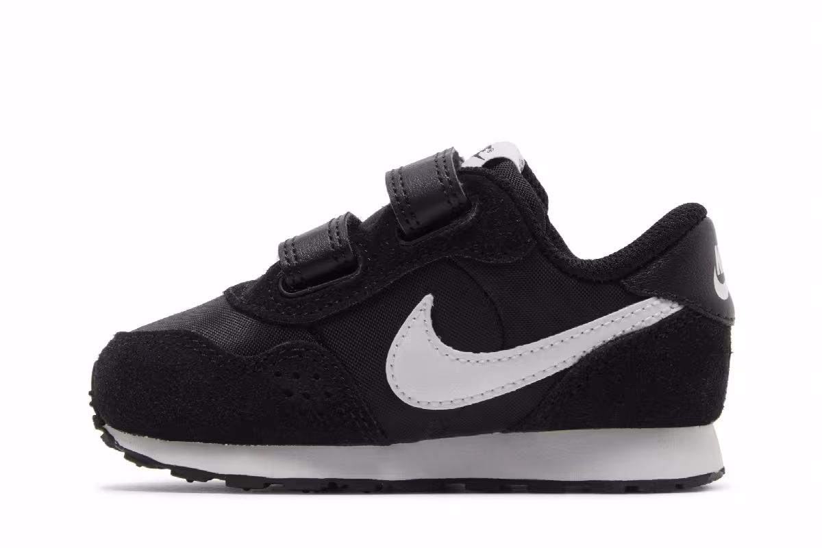Nike MD Valiant TDV Black White, view 4