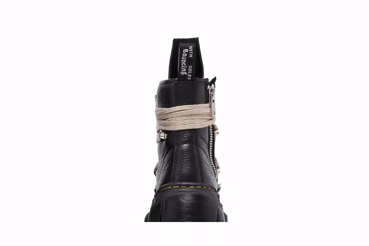 Dr. Martens x Rick Owens 1460 DMXL Megalace Boot Black, view 8