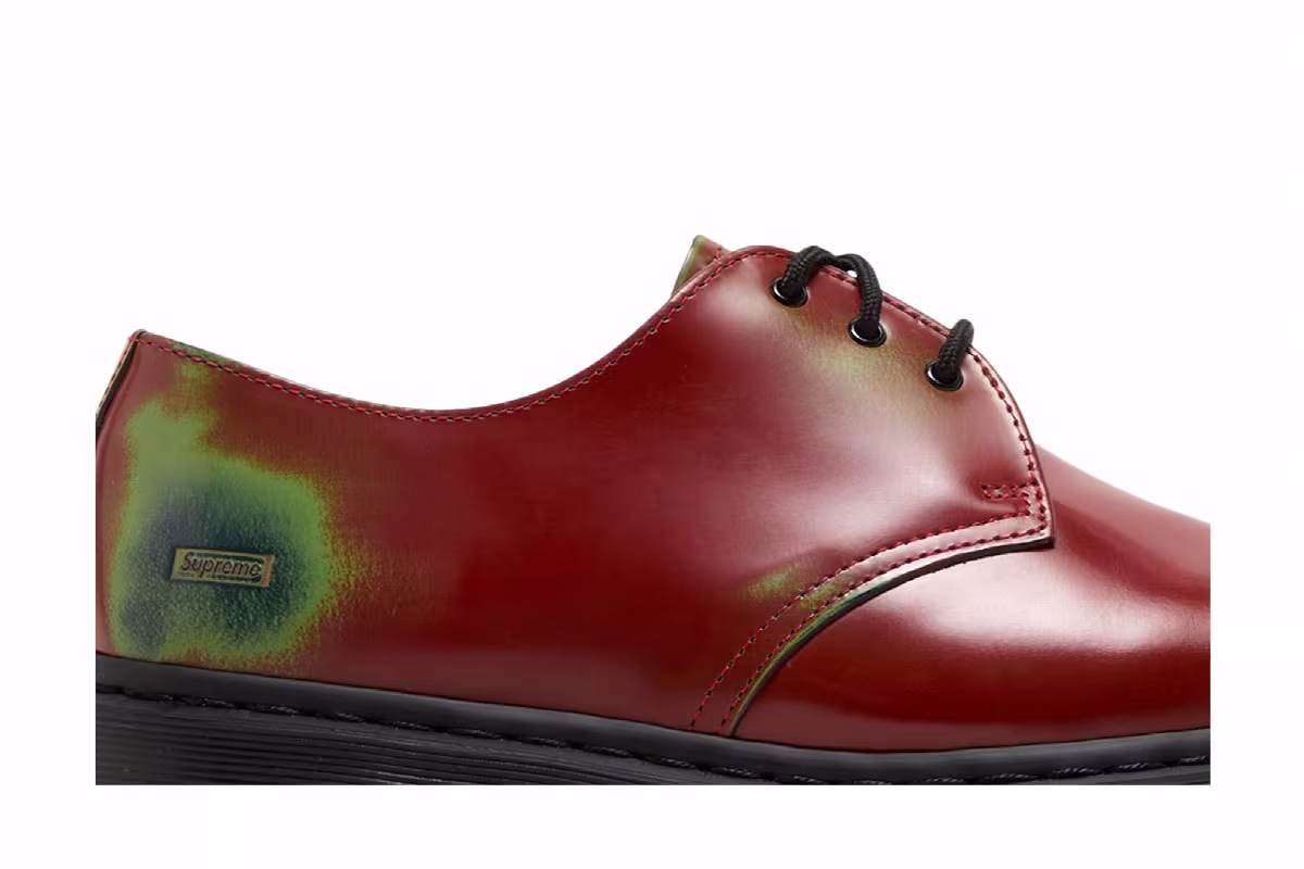 Supreme x Dr. Martens 1461 Wear Away Pack - Red, view 3