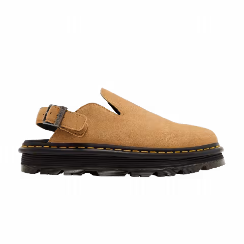 Dr. Martens Zebzag Suede Casual Slingback Platform Mule 'Savannah Tan'