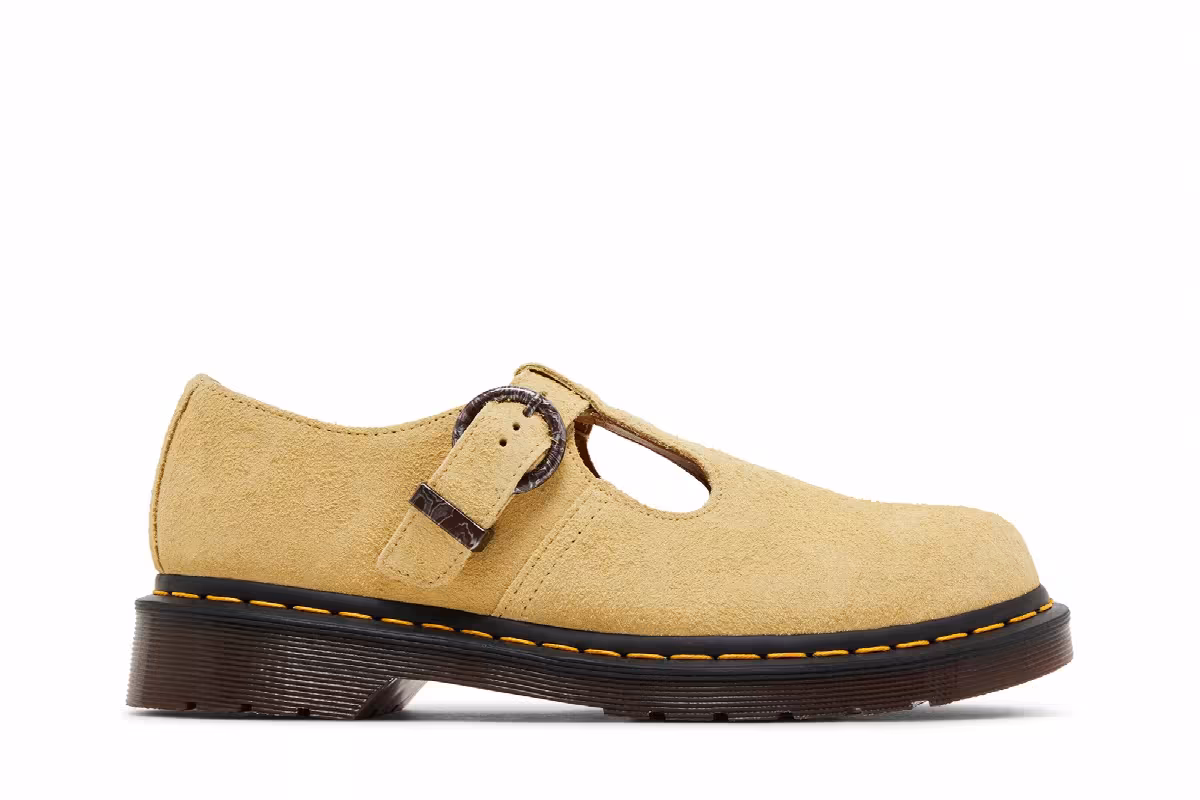 Dr. Martens T-Bar Mary Jane Hazy Yellow, view 2