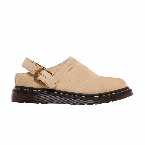 Dr. Martens Isham Desert Oasis Suede Mule 'Parchment Beige'