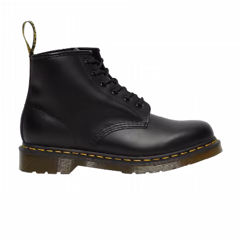 Dr. Martens 101 Yellow Stitch Ankle Boot 'Black'