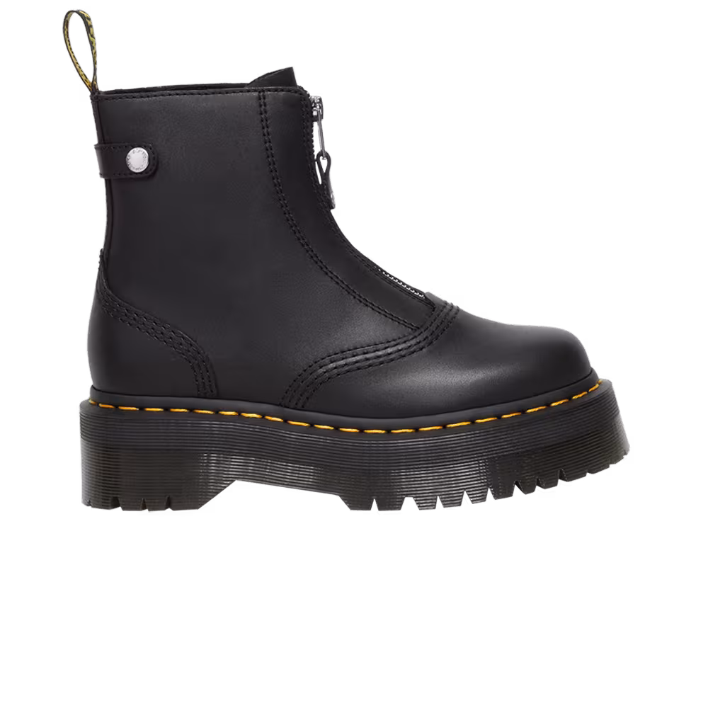Dr. Martens Women's Jetta Zip Platform Boot Black