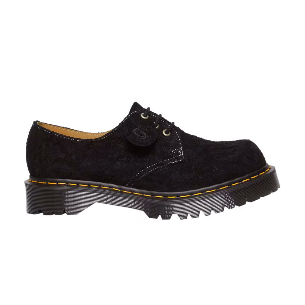 Dr. Martens 1461 Bex Made in England Emboss Suede Oxford Black