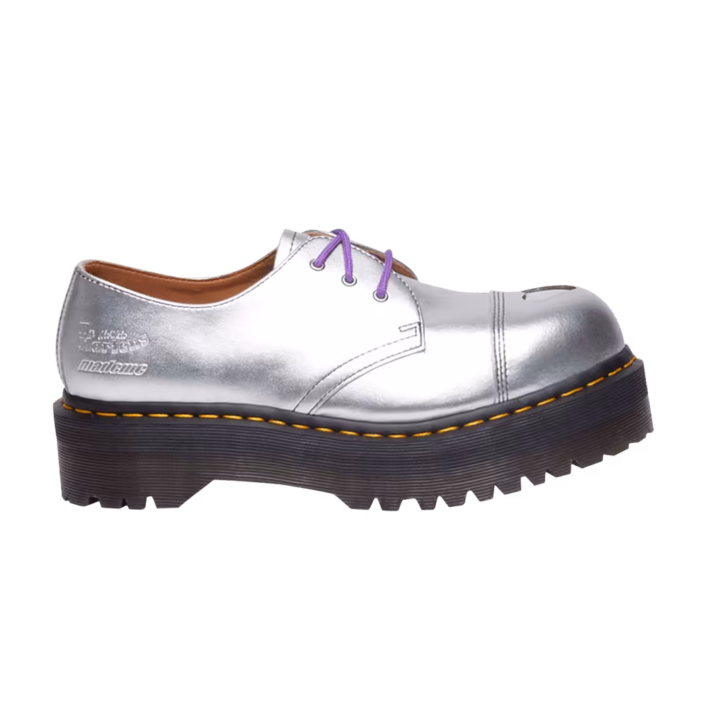 MadeMe x Dr. Martens Women's 1461 Platform Silver