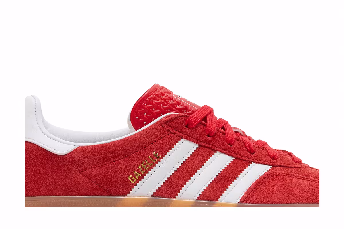 adidas Gazelle Indoor Better Scarlet Gum, view 3