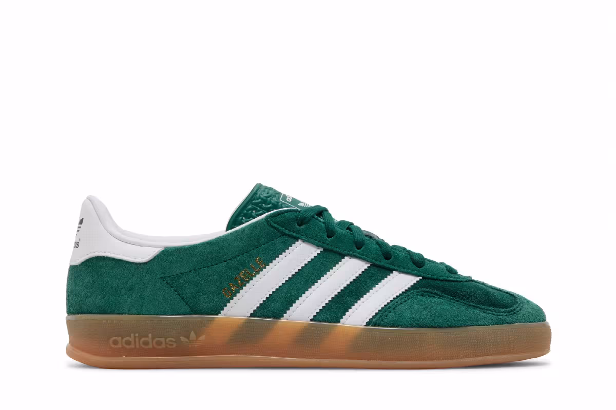 adidas Gazelle Indoor Collegiate Green Gum, view 2