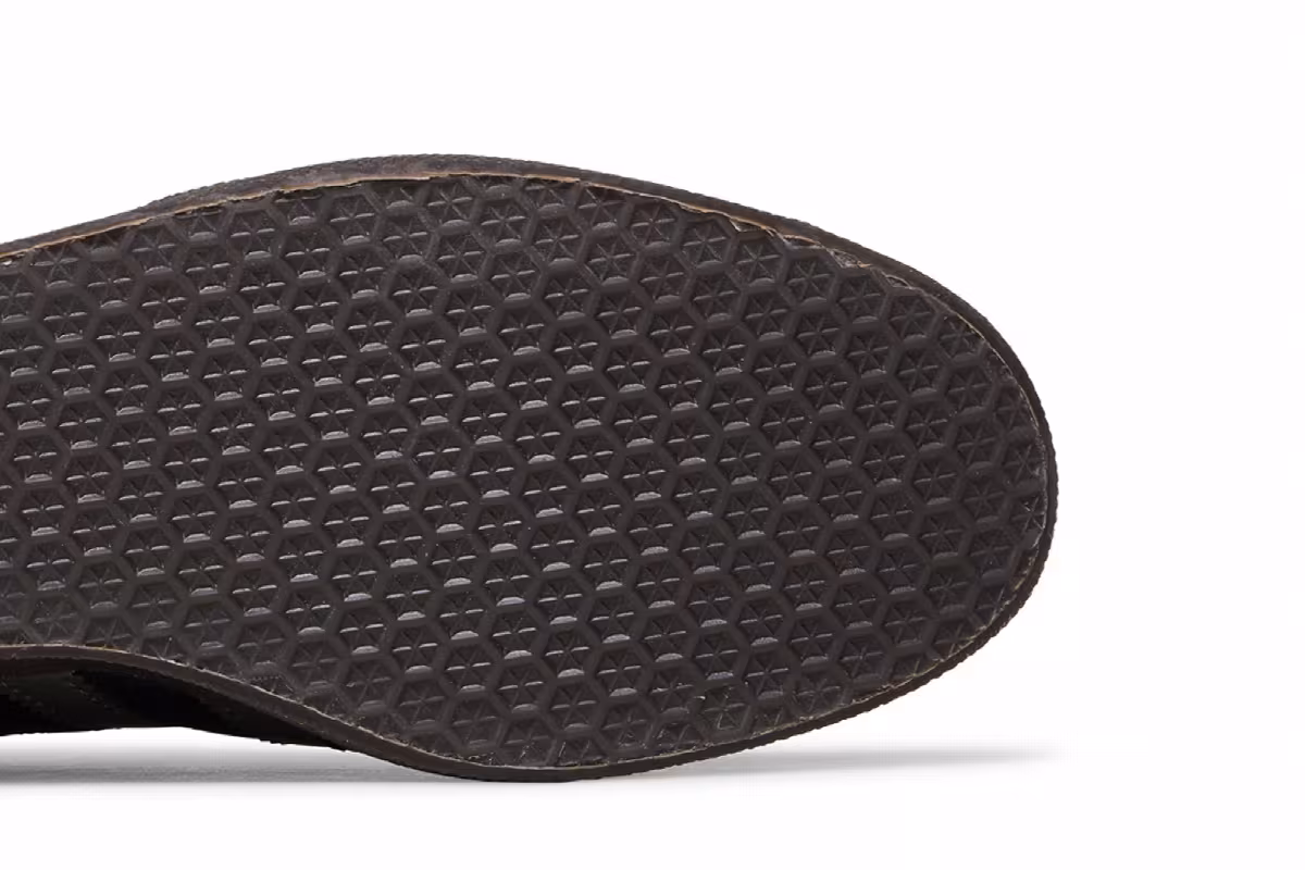 adidas Gazelle Black Gold Metallic Gum, view 6