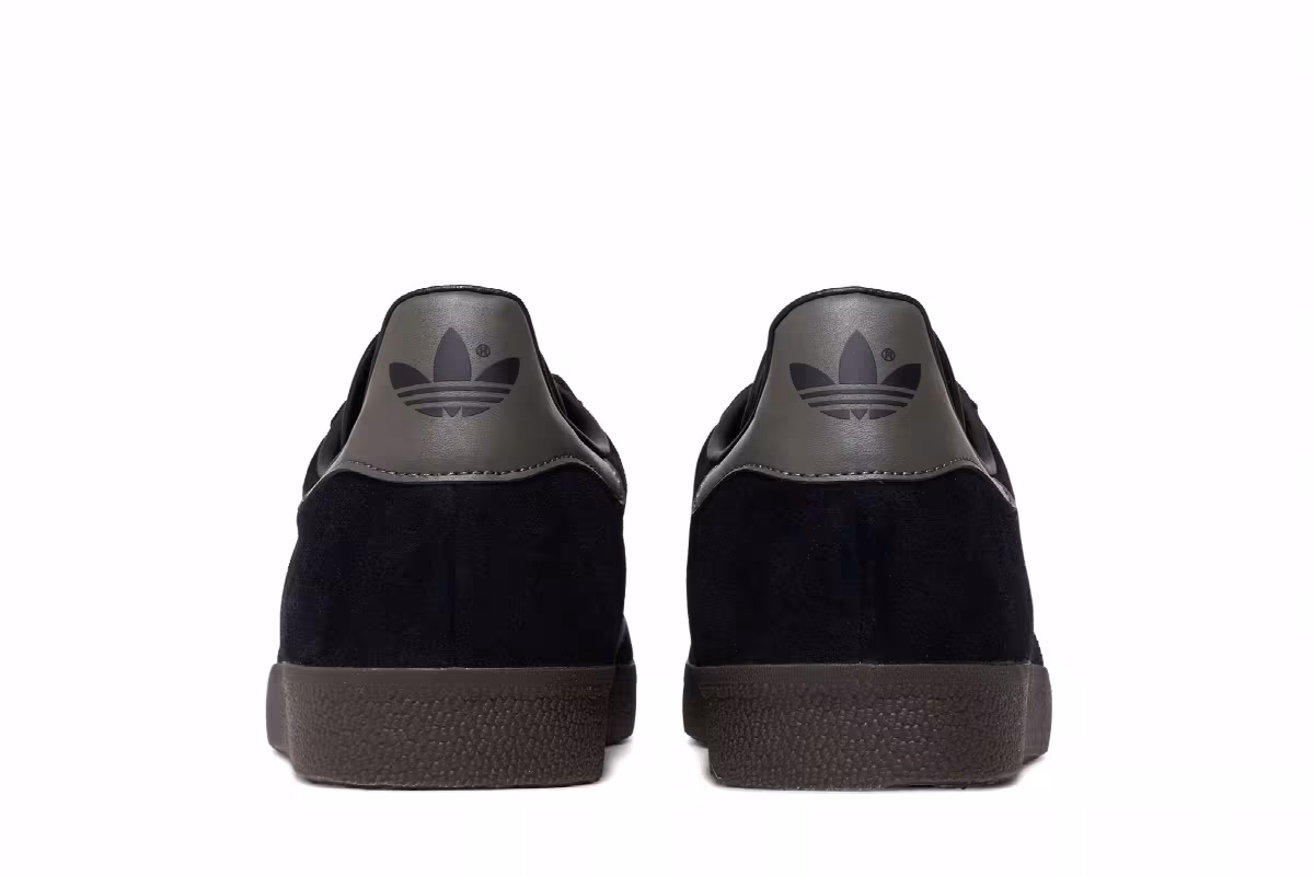 adidas Gazelle Black Gold Metallic Gum, view 7