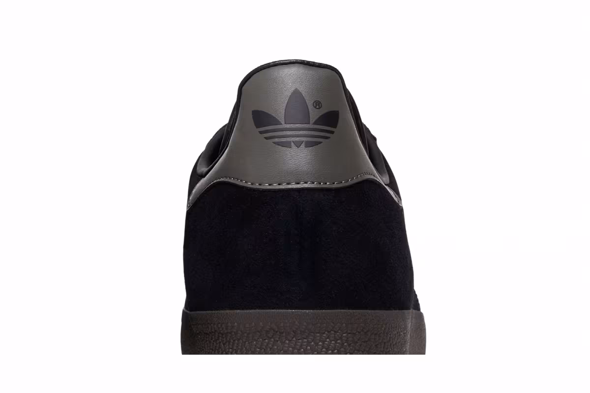 adidas Gazelle Black Gold Metallic Gum, view 8