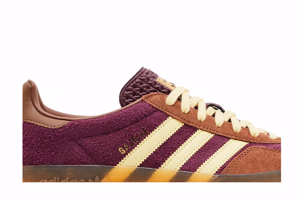 adidas Gazelle Indoor Maroon Preloved Brown, view 3