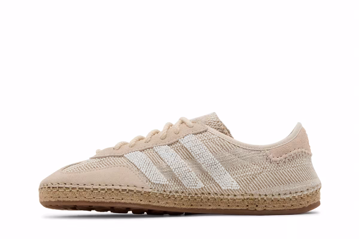 CLOT x adidas Gazelle Halo Ivory, view 4