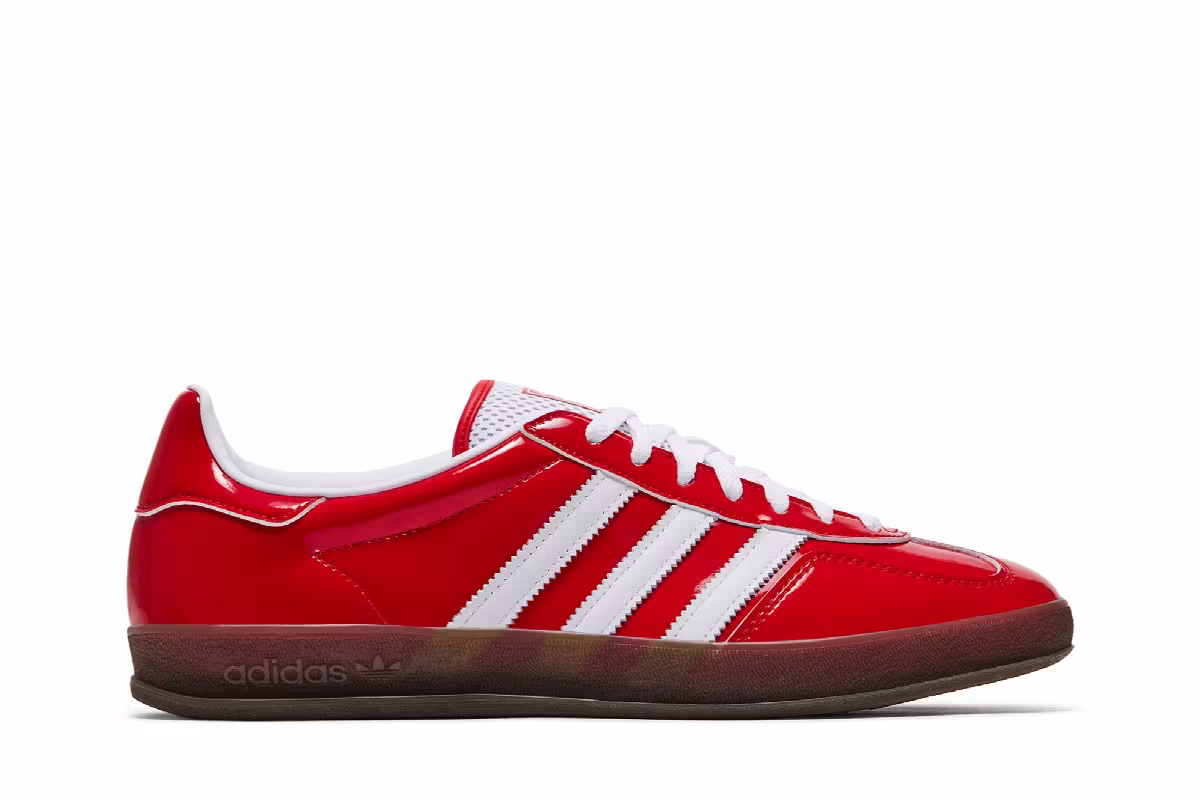 adidas Gazelle Indoor Scarlet Patent, view 2