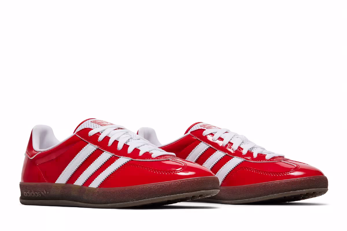 adidas Gazelle Indoor Scarlet Patent, view 9