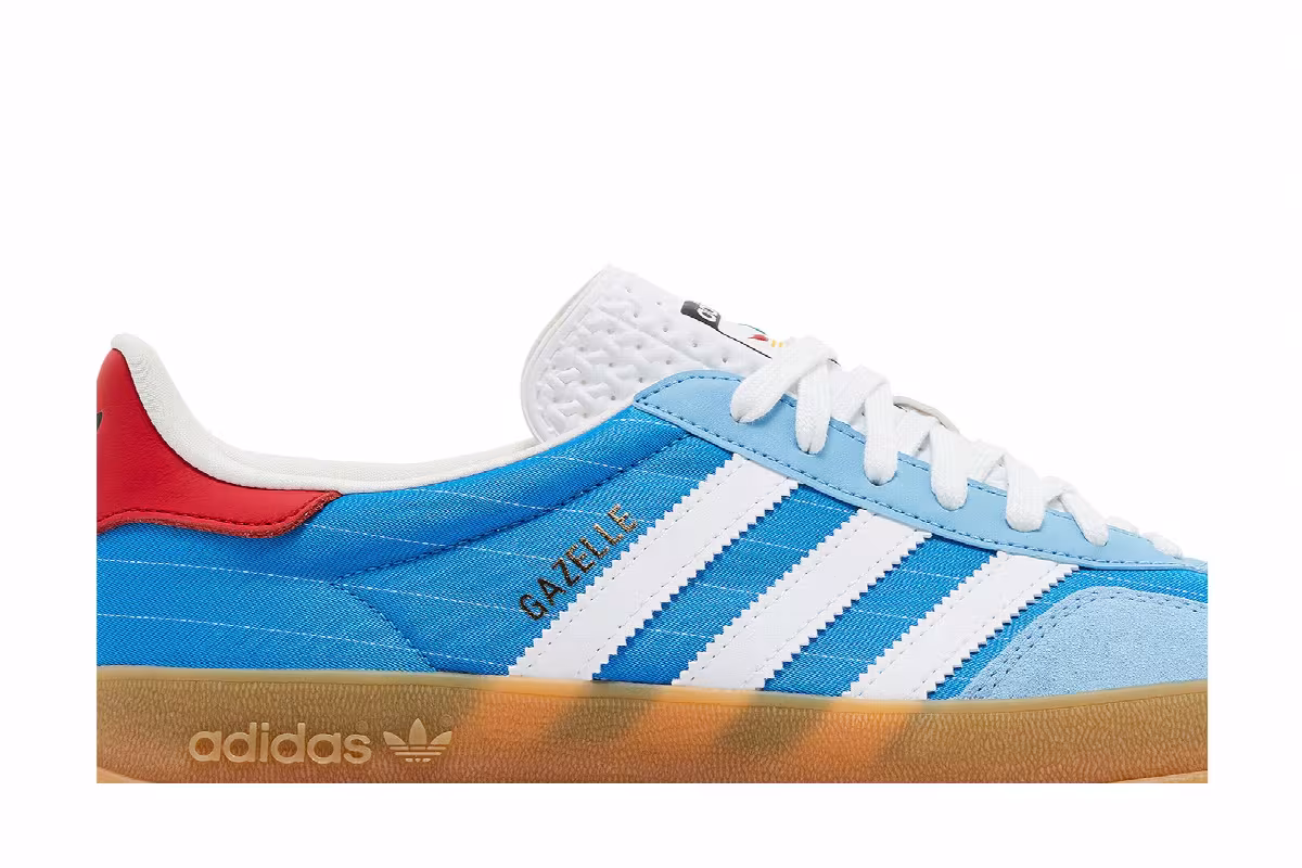 adidas Gazelle Indoor Olympic Pack - Blue, view 3