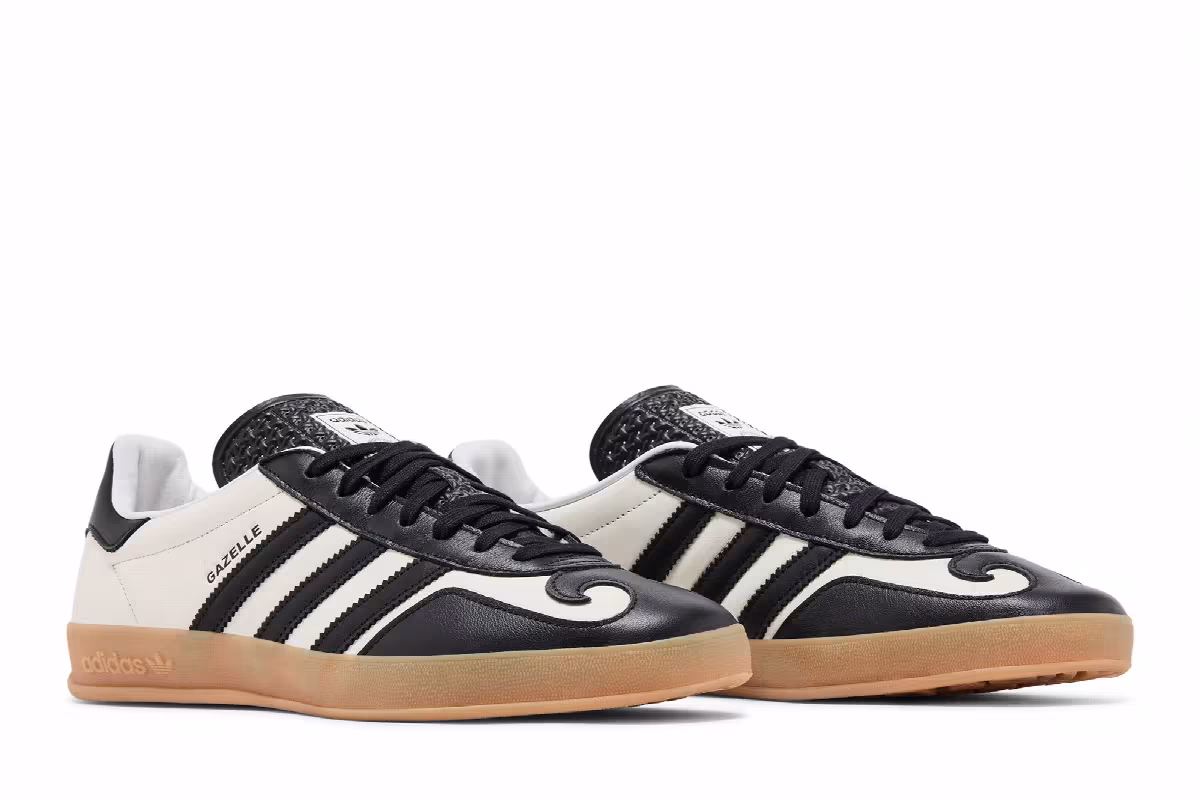 adidas Gazelle Indoor Gatsin Pack - White Black, view 9