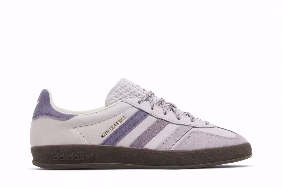 Kith x adidas Gazelle Indoor Classics Program - Ash Purple, view 2