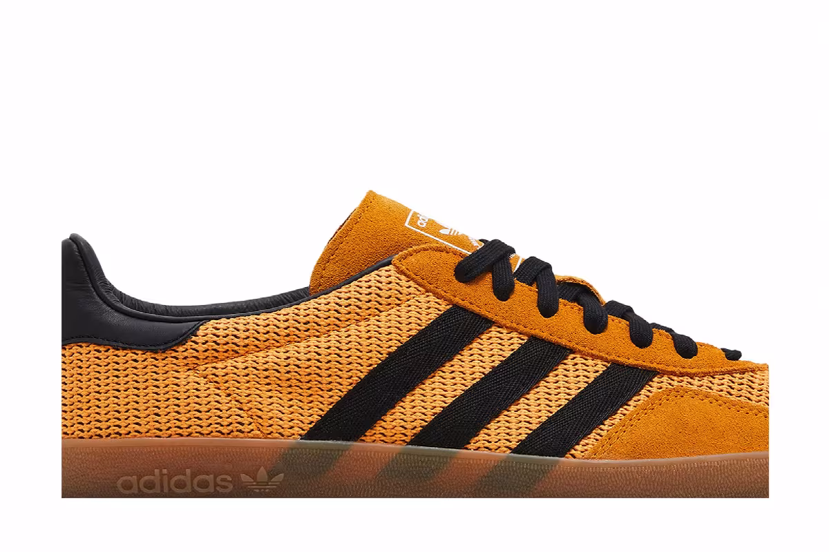 adidas Gazelle Indoor Equipment Orange Black, view 3