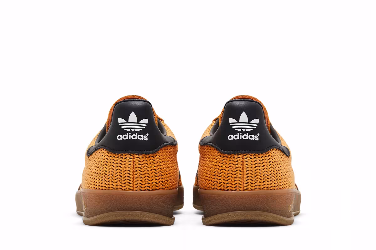 adidas Gazelle Indoor Equipment Orange Black, view 7