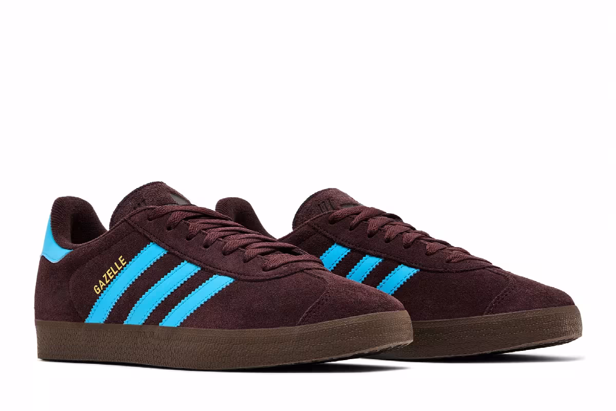 Adidas Gazelle Shadow Brown Sky Rush, view 9