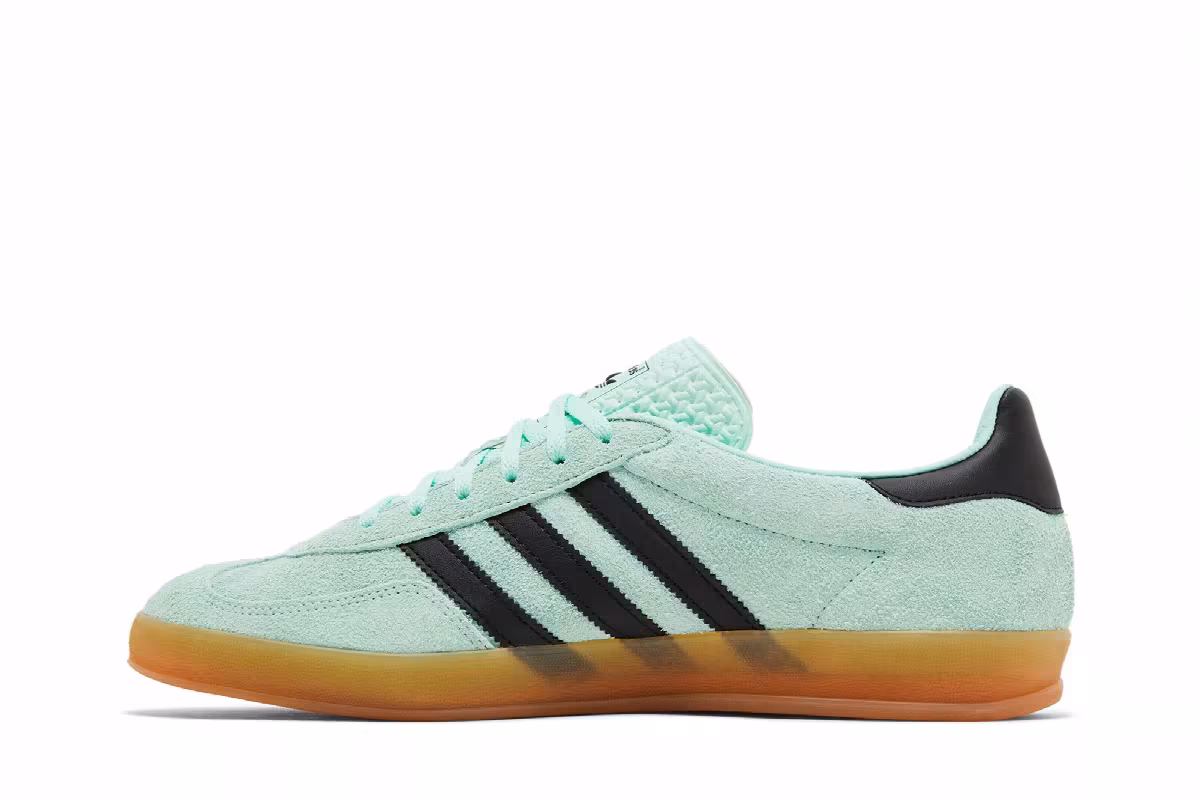 adidas Gazelle Indoor Clear Mint Black Gum, view 4