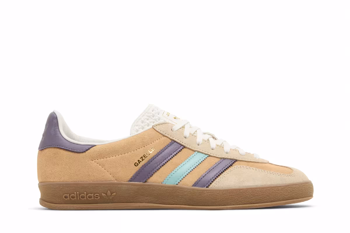 adidas Gazelle Indoor Glow Orange Shadow Violet, view 2