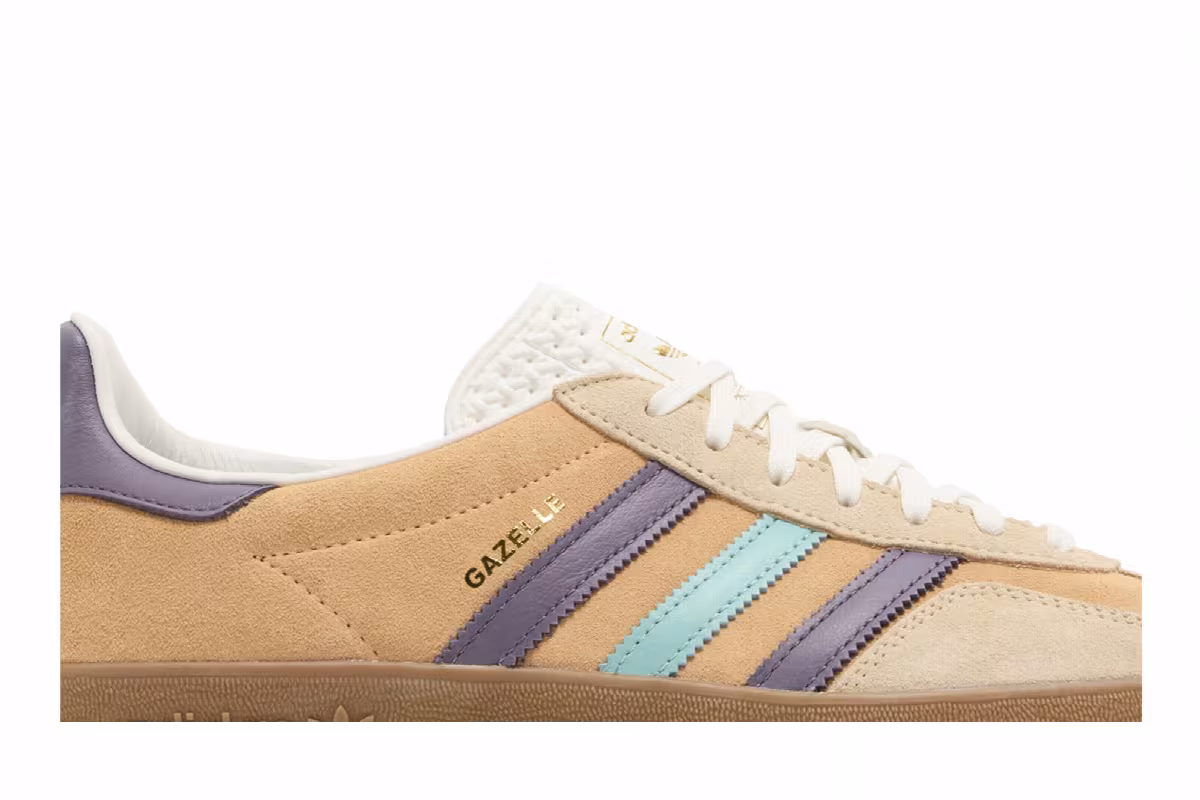 adidas Gazelle Indoor Glow Orange Shadow Violet, view 3