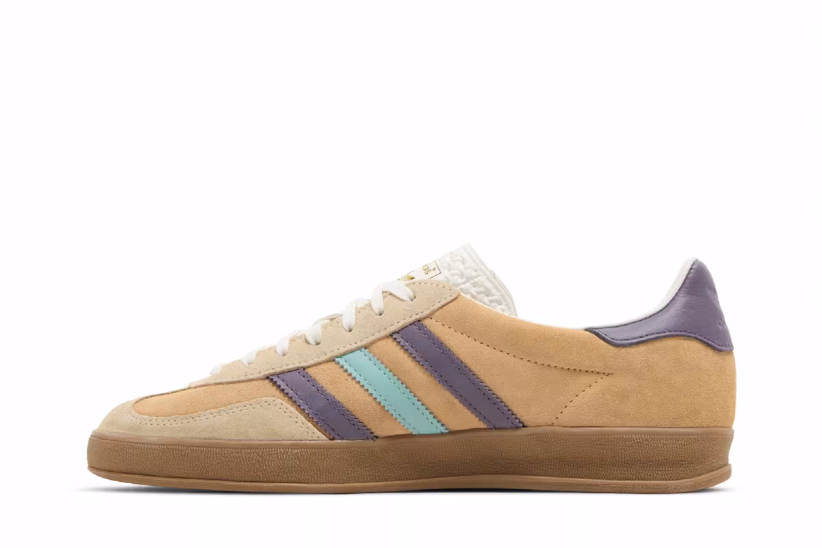 adidas Gazelle Indoor Glow Orange Shadow Violet, view 4