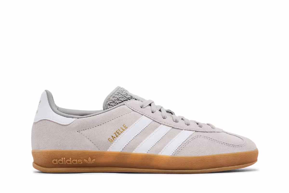 adidas Gazelle Indoor Grey White, view 2