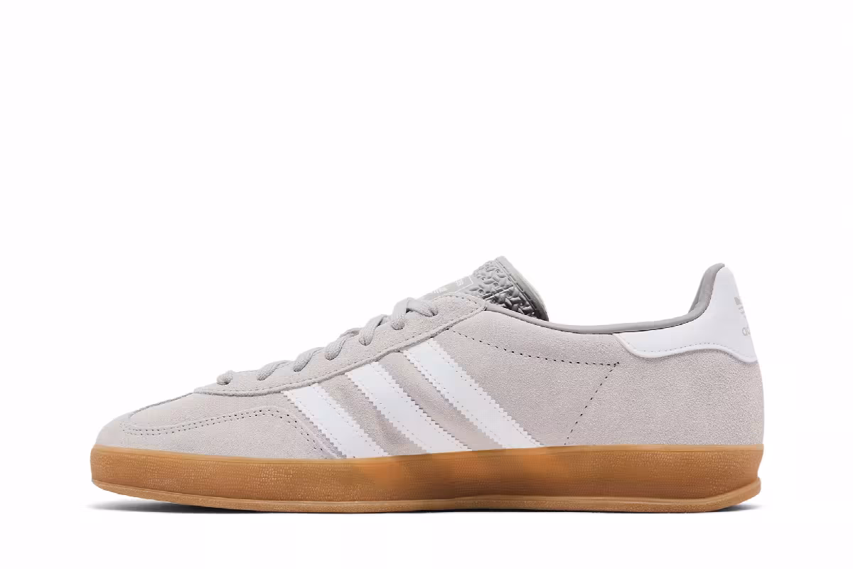 adidas Gazelle Indoor Grey White, view 4