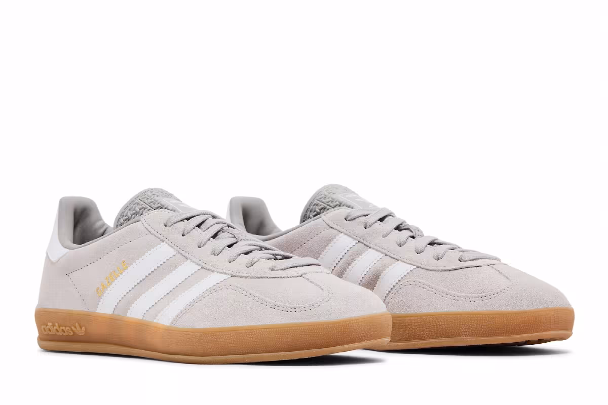 adidas Gazelle Indoor Grey White, view 9