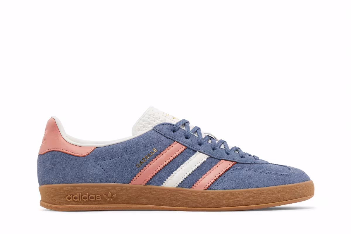 adidas Gazelle Indoor Blue Blink Wonder Clay, view 2