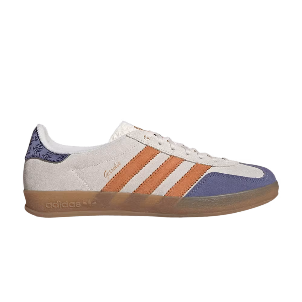 Adidas Gazelle Indoor Cream Blue Vine Orange
