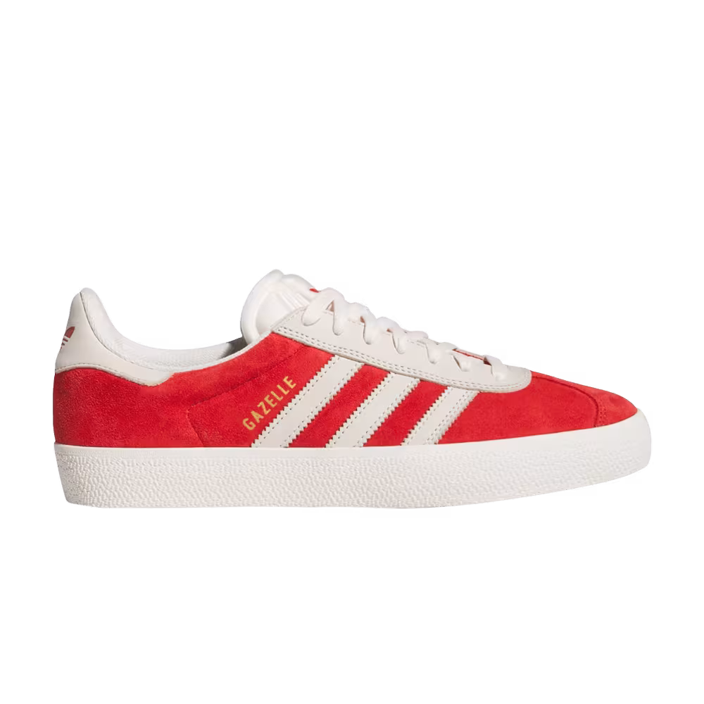 Adidas Gazelle Scarlet Chalk White