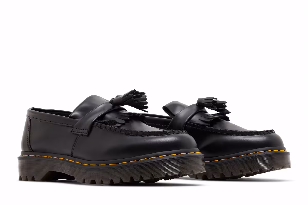Dr. Martens Adrian Bex Smooth Leather Tassel Loafer Black, view 9