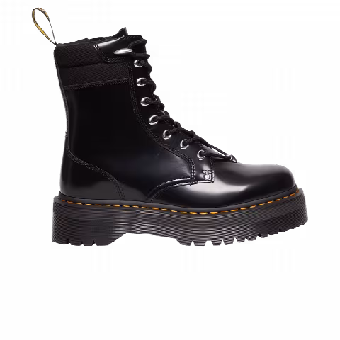 Dr. Martens Jadon 2 Hardware Buttero Leather Platform Boot 'Black'