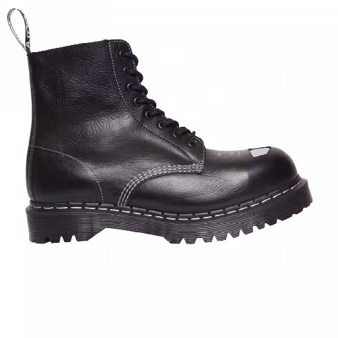 Dr. Martens Wmns 1460 Pascal Bex Exposed Steel Toe Lace Up Boot 'Black Overdrive'