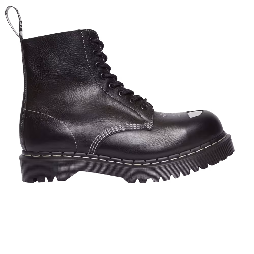 Dr. Martens Women's 1460 Pascal Bex Exposed Steel Toe Lace Up Boot Black Overdrive