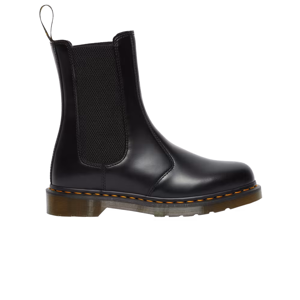 Dr. Martens Women's 2976 High Smooth Leather Chelsea Boot Black
