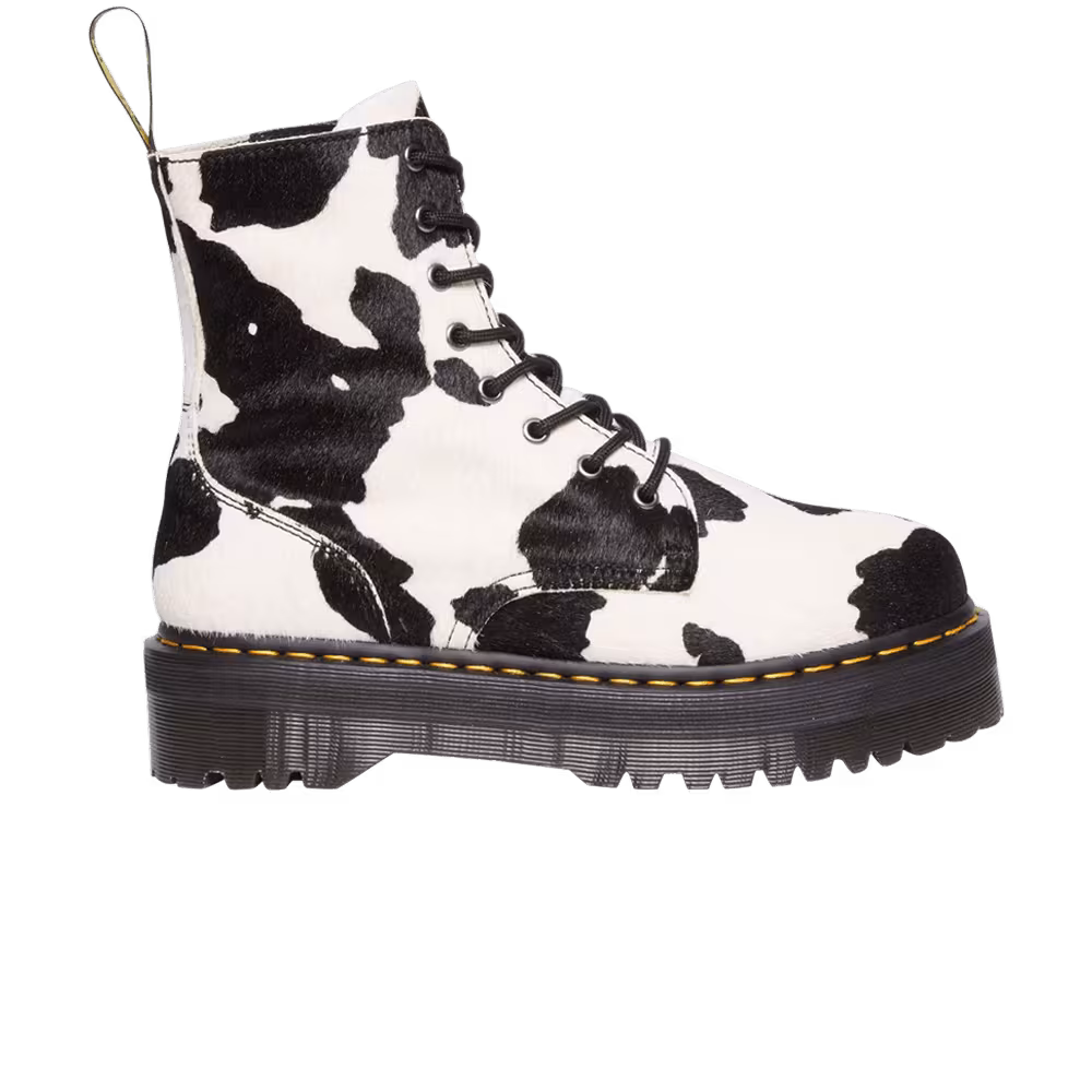 Dr. Martens Jadon Boot Hair-On Platform Boot Cow Print