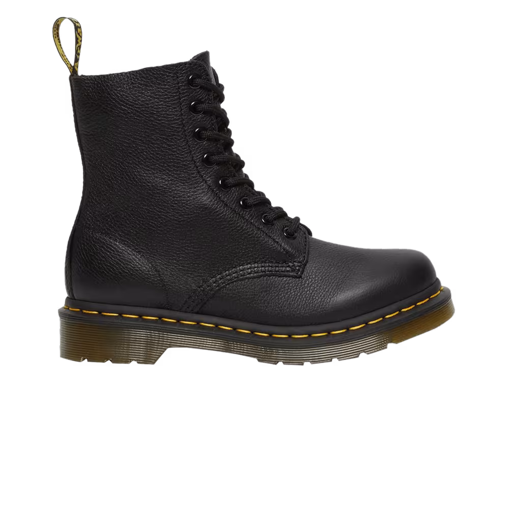 Dr. Martens Women's 1460 Pascal Virginia Leather Lace Up Boot Black