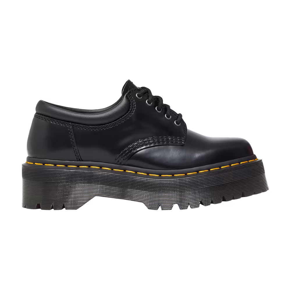 Dr. Martens Women's 8053 Quad Smooth Leather Platform Black