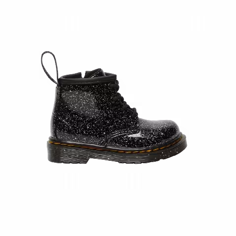 Dr. Martens 1460 Glitter Ankle Boot Toddler 'Black Cosmic Glitter'